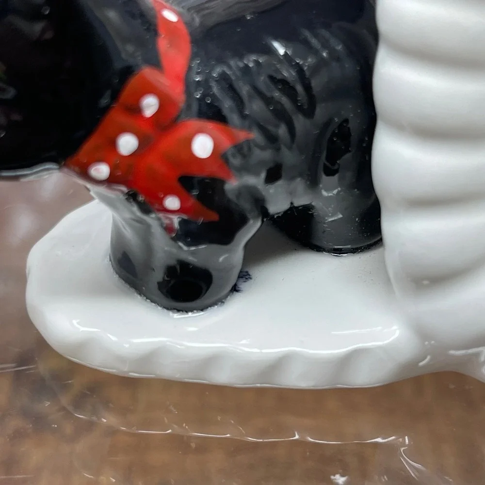 Vintage Scottie Dog Ceramic Picture Frame |‎ No Glass